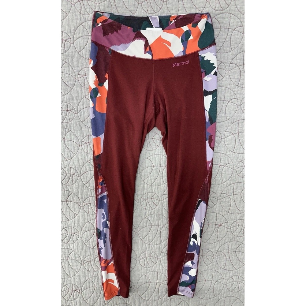 Marmot Midweight Meghan Leggings Red‎ Geometric / Women's Small